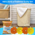 Bin Blossoms: 4-Pack Citrus Fresh Peel & Stick Air Freshener, Trash Can Odor/Smell Neutralizer, Diaper Pail Odor Control, Garbage Bin & Trash Deod...