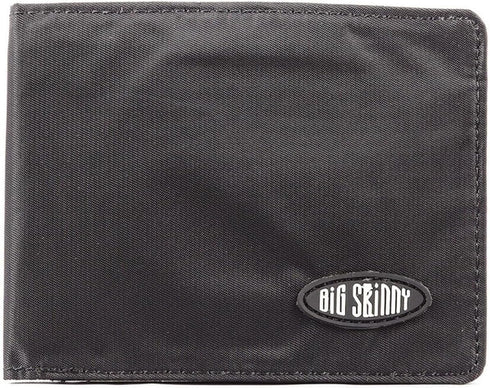 Big Skinny Men's RFID Blocking Bifold Wallet (Black)...