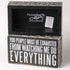 Primitives by Kathy 28618 Lattice Trimmed Box Sign, 20 x 17-Inches, Must Be Exhausted...