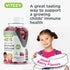 Kids Multivitamin Gummies with Probiotics - 8-1 Kids Vitamins for Immune Health Support with Vitamin C, D3, B12, B6, Zinc, Elderberry, Selenium - ...