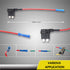 Recoil FT1-10 10 Pack 12V Car Add-a-Circuit Fuse Tap Adapter ATO ATC Blade Fuse Holder with 10pcs 10A,20A Fuses...