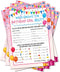 Skylety The Birthday Girl Best, 50 Pieces Birthday Party Activity Game Card Set Who Knows Her Best Girl Birthday Party Activity Themed Party Decor...