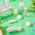 Craftdady 3300Pcs Green Glass Bugle Seed Beads Small Crystal Round Pony Beads Column Tube Waist Bead Kits Embroidery Beads for Summer Crafts DIY B...