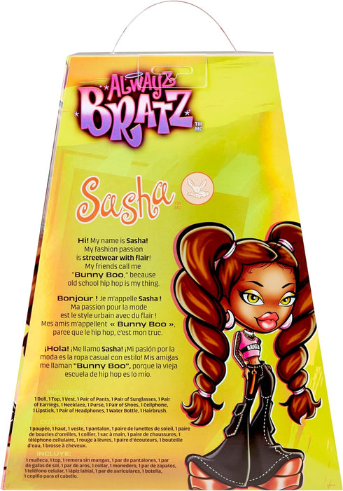 Bratz Alwayz Sasha Fashion Doll with 10 Accessories and Poster...
