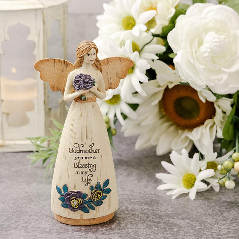 Pavilion Gift Company 41071 Godmother with Sentiment Angel Figurine, 6"...