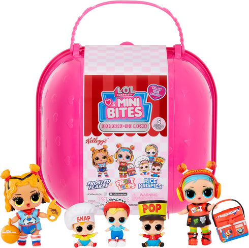 L.O.L. Surprise! Loves Mini Sweets S3 Deluxe- Kellogg's with 4 Dolls, Accessories, Limited Edition Dolls, Candy and Cereal Theme, Kellogg’s Theme,...