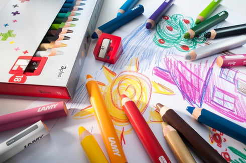 Lamy 3plus Colour Pencils 12 pcs Incl, Sharpeners...