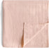 mushie Muslin Baby Swaddle Blanket | 100% Organic Cotton (Blush)...