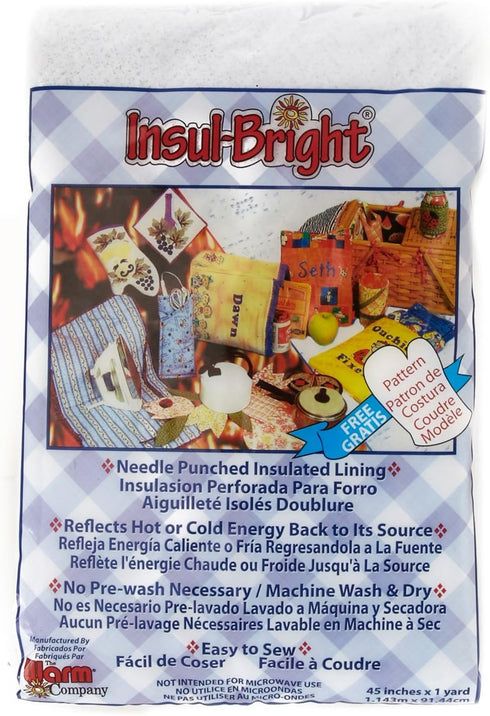 Insul-Bright Needlepunched Insulated Lining -45" x 1 yard...