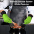 uxcell Silicone Oven Mitts, Heat Resistant Gloves Dutch Pot Holders, Kitchen Hand Protection, Non-Slip Grip Double Oven Gloves, with Hanging Loop,...