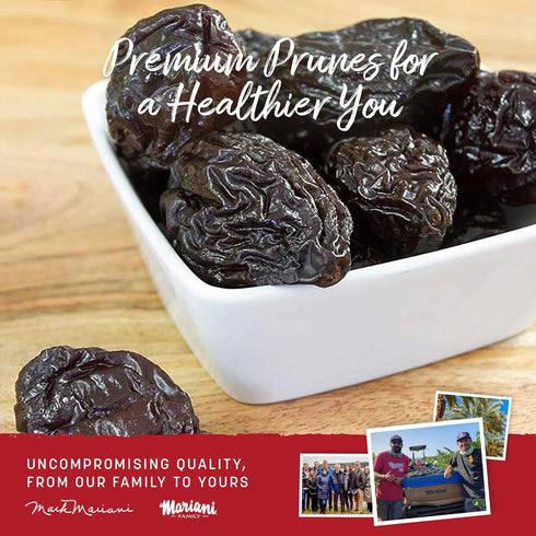 Mariani Probiotic Prunes Pitted Unsweetened, 7oz Bulk Dried Fruits No Sugar Added, Supports Healthy Bones, Immune and Digestive Health...