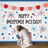 JarThenaAMCS 74Pcs Happy Independence Day Bulletin Board Kit Patriotic Red Blue Star Truck Fireworks Paper Cutouts with 100Pcs Glue Points 4th of ...