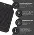 Silicone Trivets for Hot Pots and Pans (2 Pack) - Multipurpose Silicone Trivets for Hot Dishes and Hot Pot Holders (9 x 12 inch) - Silicone Heat R...