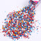 Patriotic Sprinkles for Cake Decorating, Red White and Blue Sprinkles, Food Grade 4th of July Gold Sprinkles Star Sprinkles for Cupcake Cake Ice C...