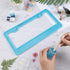 Geiserailie 2 Pieces License Plate Frame Silicone Moulds Car Plate Resin Epoxy License Cover Mould for DIY Casting Handmade Crafts Making Supplies...