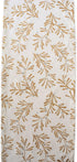 DII Holiday Dining Table Linen Metallic Fabric Kitchen Décor, Christmas Table Runner, 14x108, Gold Holly Leaves...