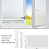 Coavas Window Privacy Film Frosted Glass Window Film Stained Glass Window Film Bathroom Window Frosting Film Day and Night Privacy Heat Blocking N...