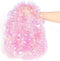 LOMIMOS 17 Ft Easter Christmas Tinsel Garland,Pink Glittering Decoration for Xmas Tree Party Wedding Supplies...