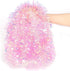 LOMIMOS 17 Ft Easter Christmas Tinsel Garland,Pink Glittering Decoration for Xmas Tree Party Wedding Supplies...