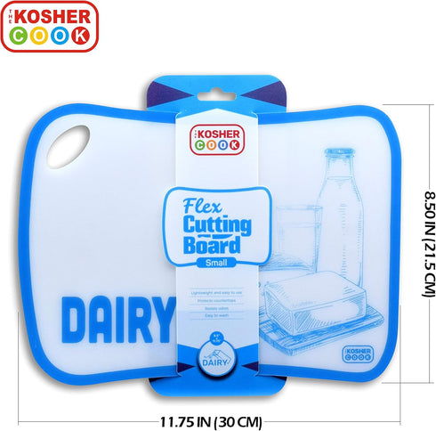 Dairy Blue Flexible Cutting Board and Counter Protector - Lightweight, Odor Resistant, Dishwasher Safe - Color Coded Kitchen Tools...