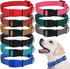 9 Pieces Adjustable Dog Collar for Medium Dogs, Soft Nylon Dog Collar with Quick Release Buckle Collar Bulk for Dogs Walking Running Training (Ret...