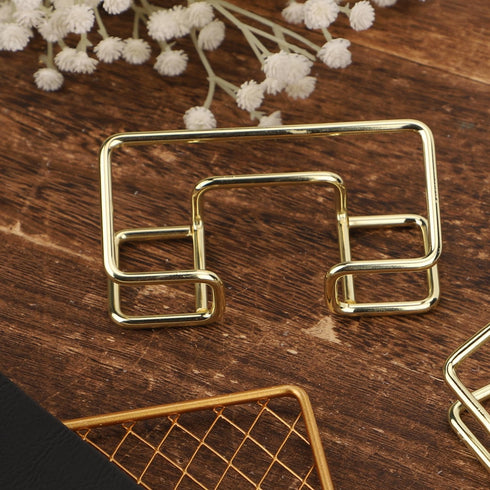 1pc Business Card Holder for Desk, Gold Metal Business Cards Stand Display Name Cards Organizer for Women Men Office Desktop Supplies...