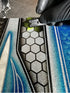 LiME LiNE Honeycomb Airbrush Stencil for Custom Paint...