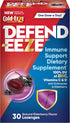 Defend-EEZE Immune Support Dietary Supplement Lozenges, 100% Daily Value of Zinc, Vitamins C & D per Dose, with Echinacea & Elderberry, Elderberry...