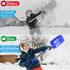 27.5-33.5 Inch Adjustable Kids Snow Shovel- Detachable Kids Digging Snow Shovel with D-Grip Handle- Durable Beach Snow Shovels for Kids Outdoor Ya...