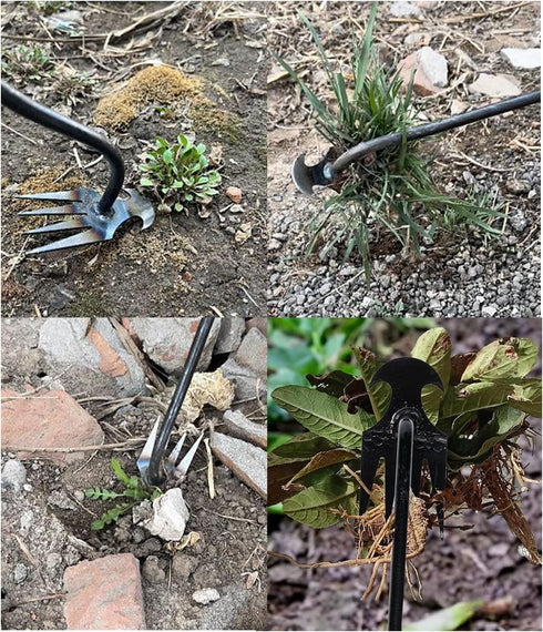 Weed Puller Tool, 2024 Upgraded Weed Puller Tool Stand Up | Heavy Duty Gardening Supplies | Effortless Multi-Functional Weed Removal | Essential G...