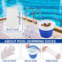 50 Pack Pool Skimmer Socks,Pool Filter Socks for Skimmer Basket for above Ground and Inground Pool Ultra Fine Mesh Screen Pool Skimmer Scum Socks ...