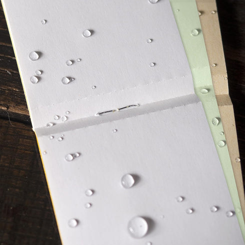 Rite in the Rain Weatherproof On The Go Wallet Notebook, 2" x 3.375", 2 Each Tan, Green, Black Cover, Blank Pages, 6 Pack (No. OTG-TACL)...
