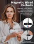 USB C Headphone for Samsung A53 S54 S22 S23 S21 S20 FE Wired Earbuds Magnetic in-Ear Type C Earphone with Microphone Stereo Noise Canceling for Ga...