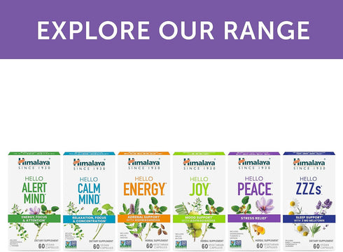 Himalaya Hello Peace, Daily Stress Relief Herbal Supplement, Ashwagandha, Turmeric, Saffron, Eases Nervousness, Relaxation and Calm, Balances Cort...