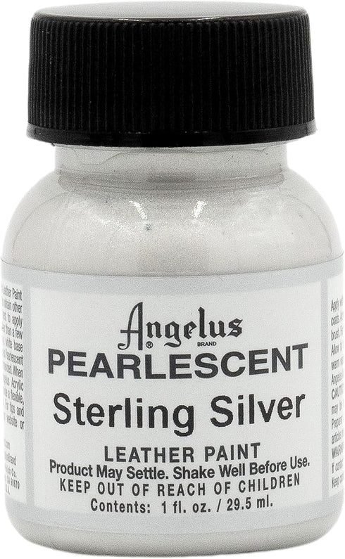 Angelus 1 oz Leather Paint, 1 Fl Oz (Pack of 1), Sterling Silver...