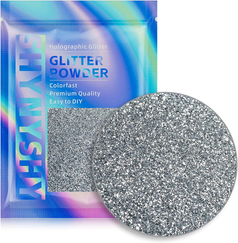 Glitter Powder for Resin Ultra Fine, 150g Spray Glitter for Tumblers, Makeup Face Eye Hair Body, Crafts Painting Arts, Nail Art DIY Decoration (Fl...