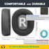 Durable Replacement Earpads Cushions Compatible with Sony WH-L600/MDR-7506/MDR-V6 Headphones Ear Pads with Breathable Fabric Foam......