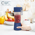 COOK WITH COLOR Mini Portable Blender - 250W Power, 12oz Capacity, Stainless Steel Blade, Wireless/USB Rechargeable,Blue...