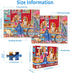 100 Piece Puzzles for Kids Pay Day Cones Puzzles 100 Piece Puzzles for Adults, Girl Sharing Icecream with Dog Cat Puzzle 100 Piece Seniors Puzzle ...