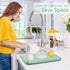 FRESHMNIT Dish Drying Mat for Kitchen Counter, 2 Pack Microfiber Absorbent Dish Drying Mats, 14" x 17" Dish Drying Pad, Dishes Drainer Mat for Cou...