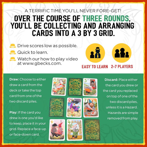 Grandpa Beck's Games Gnoming A Round | Fun Family Card Game | Enjoyed by Kids, Teens, & Adults | from The Creators of Cover Your Assets - 2-7 Play...