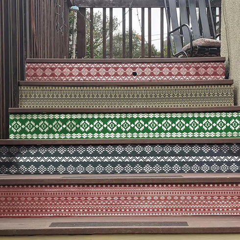 Aztec Tribal Stencils for Painting on Wood, Southwest Border Stencils for Crafts Reusable Wood Burning Drawing Art Paint Stencils and Patterns for...