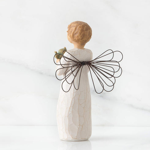 Willow Tree Angel of The Kitchen, Warm Comfort Between Friends, Angel Holds teapot as Welcoming Gesture, A Gift to Celebrate Supportive Friendship...