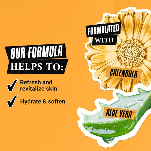 Kiehl's Calendula Petal Infused Calming Mask, Hydrating & Soothing Gel Face Mask for All Skin Types, Refreshes Dry Skin, with Calendula & Aloe Ver...