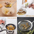 TSongHo Fat Skimmer Spoon Hot Pot Fine Mesh Food Strainer Spider Strainer for Grease Gravy Kitchen Cooking, Stainless Steel...