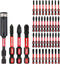 Anti-slip Hex Impact Tough Magnetic Screwdriver Bits Set 2 in. PH1/PH2/PH3 Insert Driver Bits,40Pack 1/4 Inch Hex Shank Phillips Cross Screwdriver...