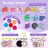 JQEEYGV 3380pcs Evil Eye Beads for Jewelry Making Evil Eye Bracelets Kit with Clay Beads 3mm Seed Beads Pearl Flat Flower Beads & Evil Eye Charms ...