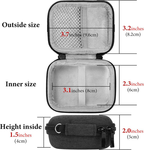 Geekria Shield Earbuds Case Compatible with JBL, Huawei, Monster, 1MORE, ASUS, JVC, RODE, Beyerdynamic True Wireless Earbud, Replacement Hard Shel...