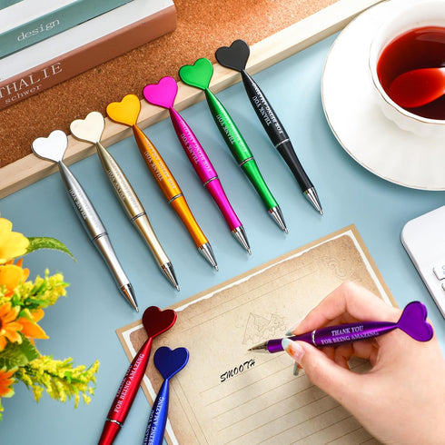 Yeaqee 36 Pcs Appreciation Pens Bulk Inspirational Ballpoint Gifts Thank You for Being Amazing Ballpoint Appreciation Pens for Employee Coworker W...