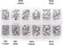 4200 Pack Clear Flat Back Rhinestones for Craft, Round Crystal Gems Stickers for Clothes, 1.5 mm - 4.8 mm, 6 Sizes...